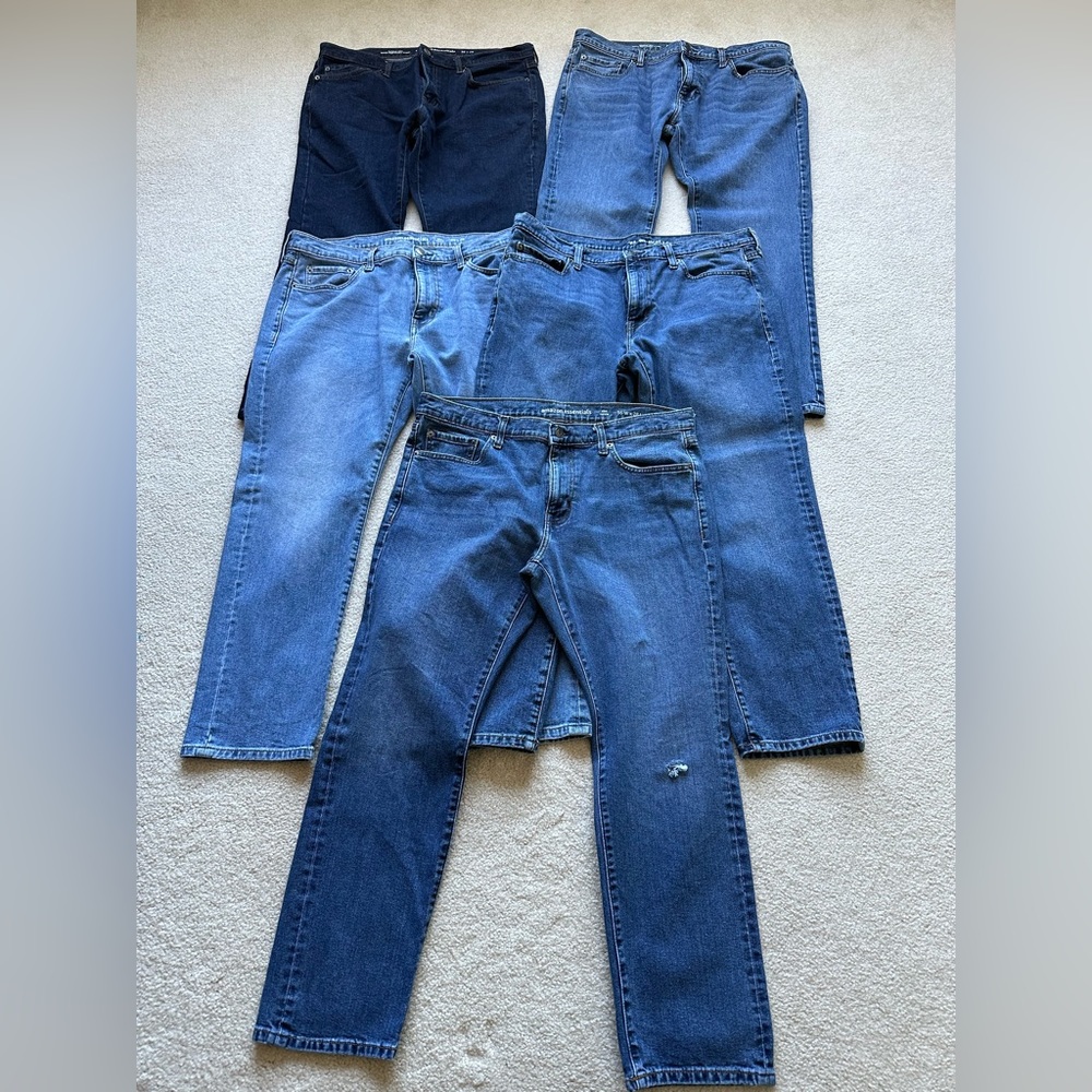 Amazon Essentials Men’s Jeans 36x28. 5 Pairs
